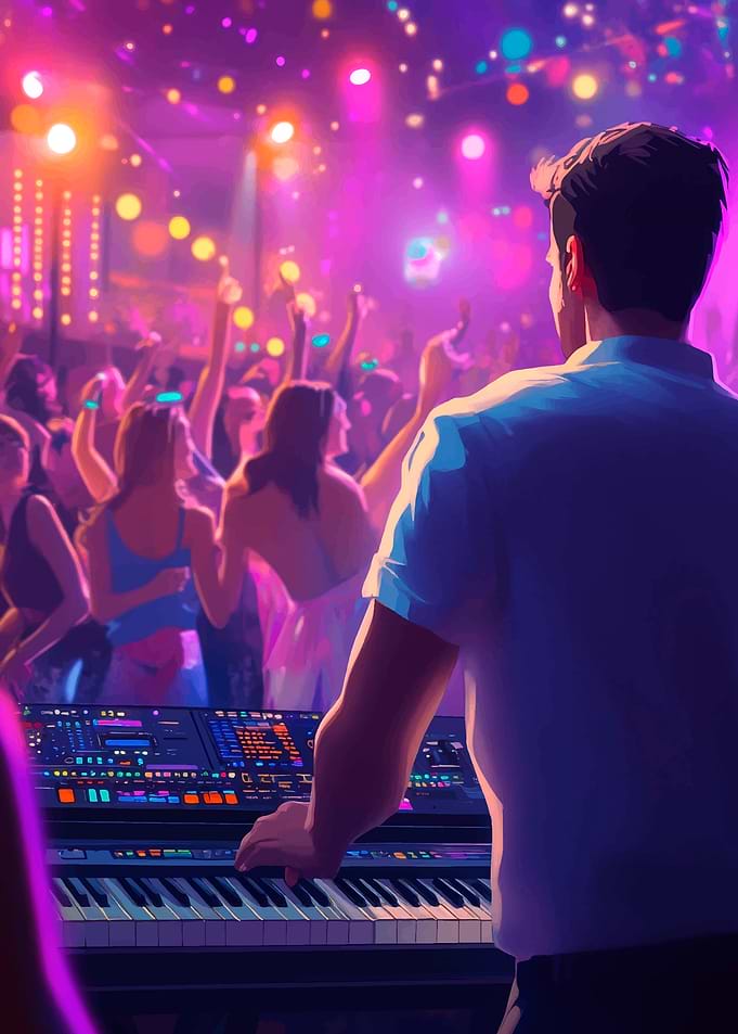 DJ at a Party