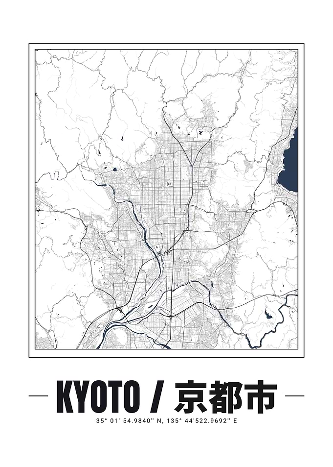 Kyoto City Map