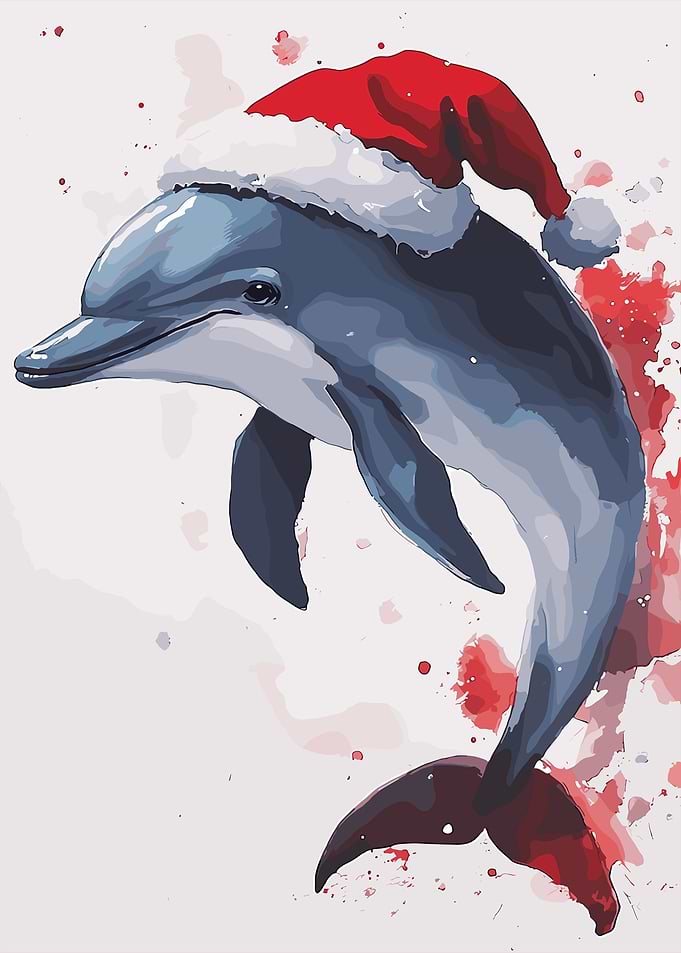 Christmas Dolphin
