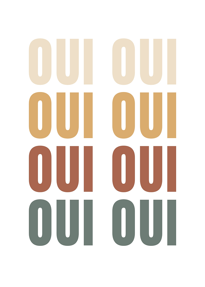 Oui Oui Wall Art