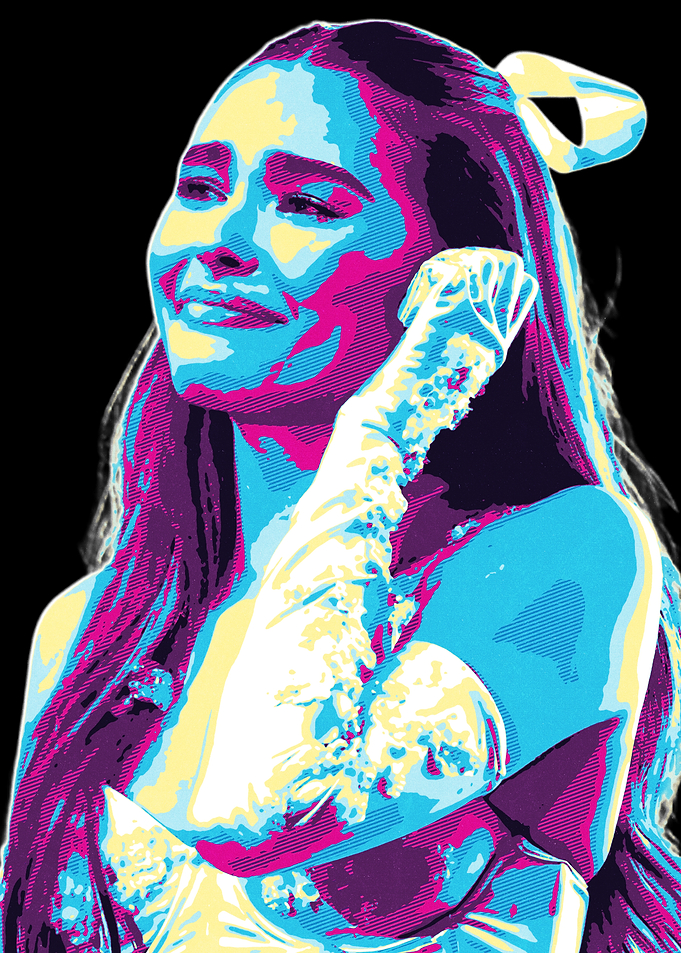 Madison Beer Retro Art