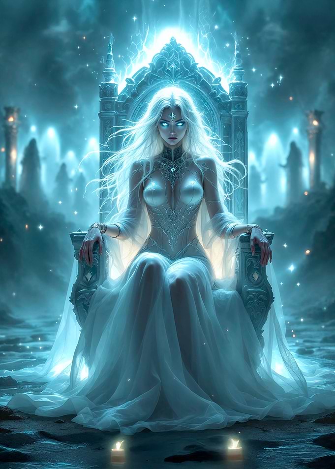 Ice Queen on Throne