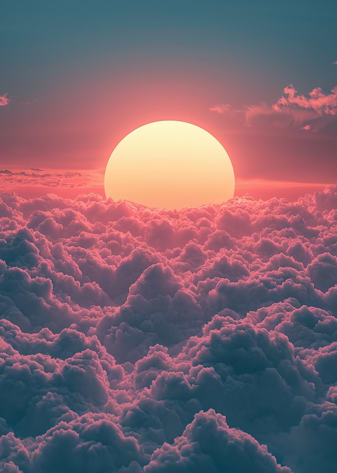 Sunset Above Clouds