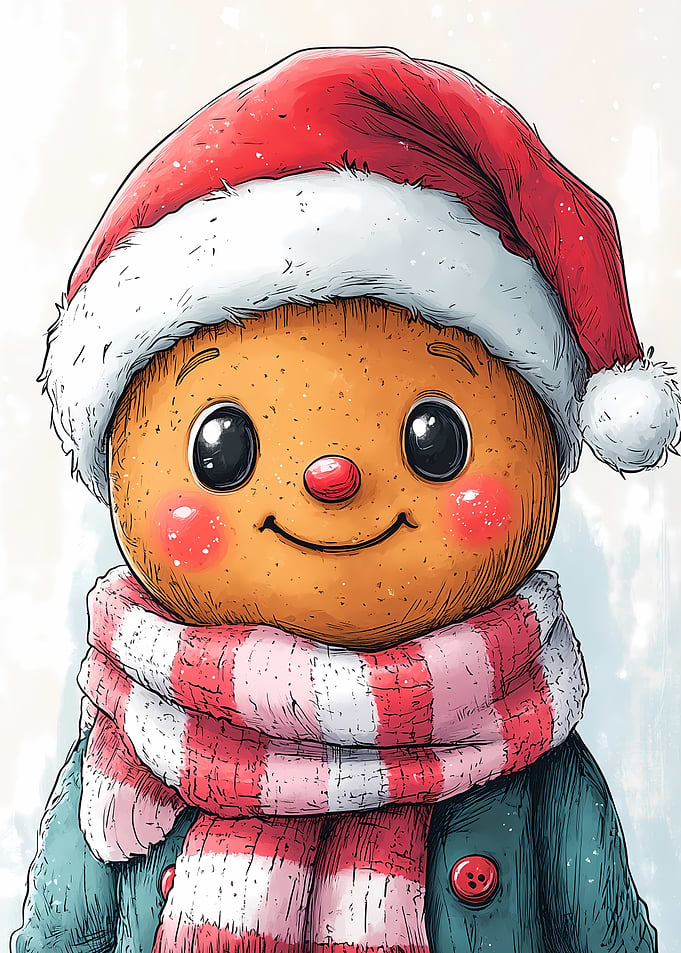 Gingerbread Man Christmas Funny