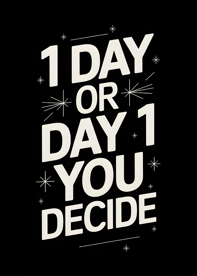 1 Day or Day 1 You Decide