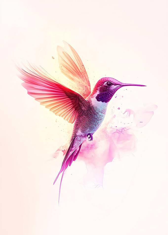 Hummingbird in Flight