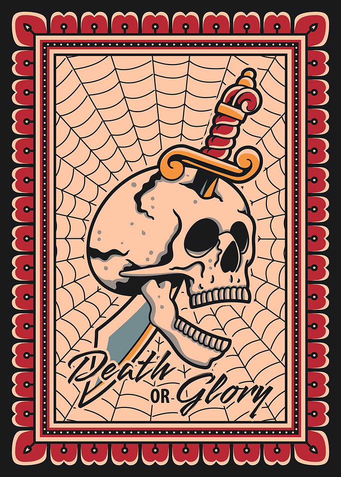 Skull and Dagger Tattoo