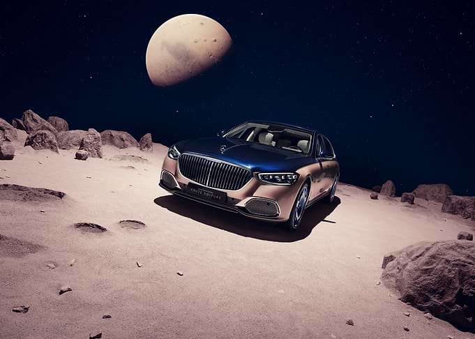 Mercedes-Benz on the Moon