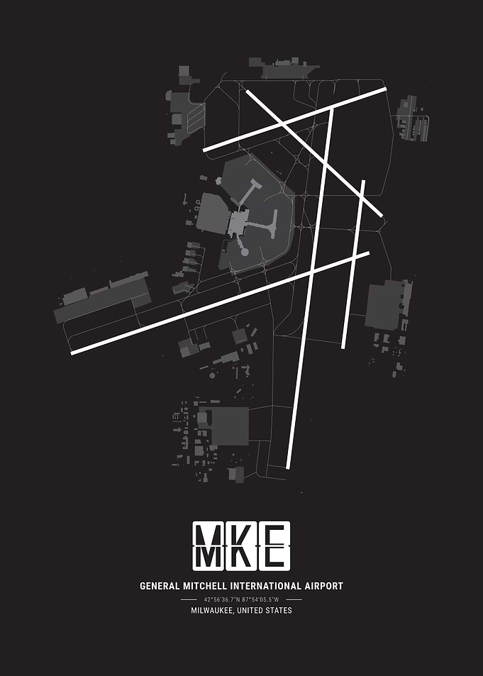 Milwaukee Airport Layout