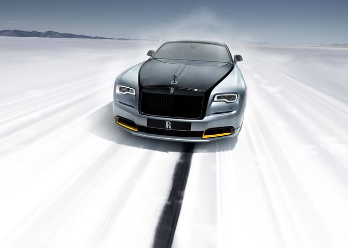 Rolls Royce Wraith on Salt Flats