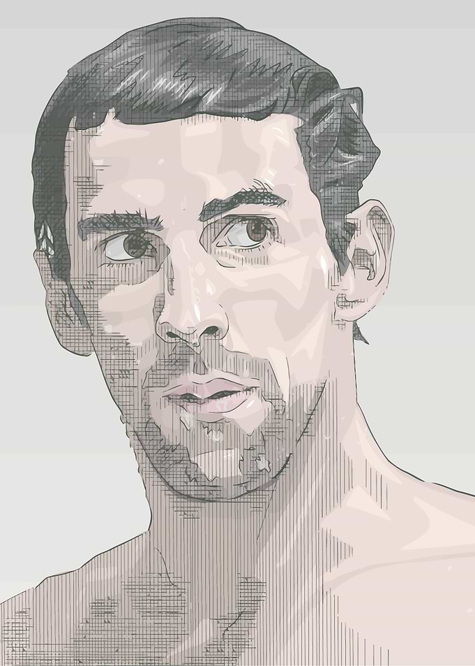 Michael Phelps Portrait