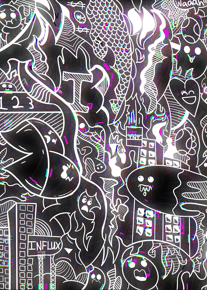 Abstract Doodle Art