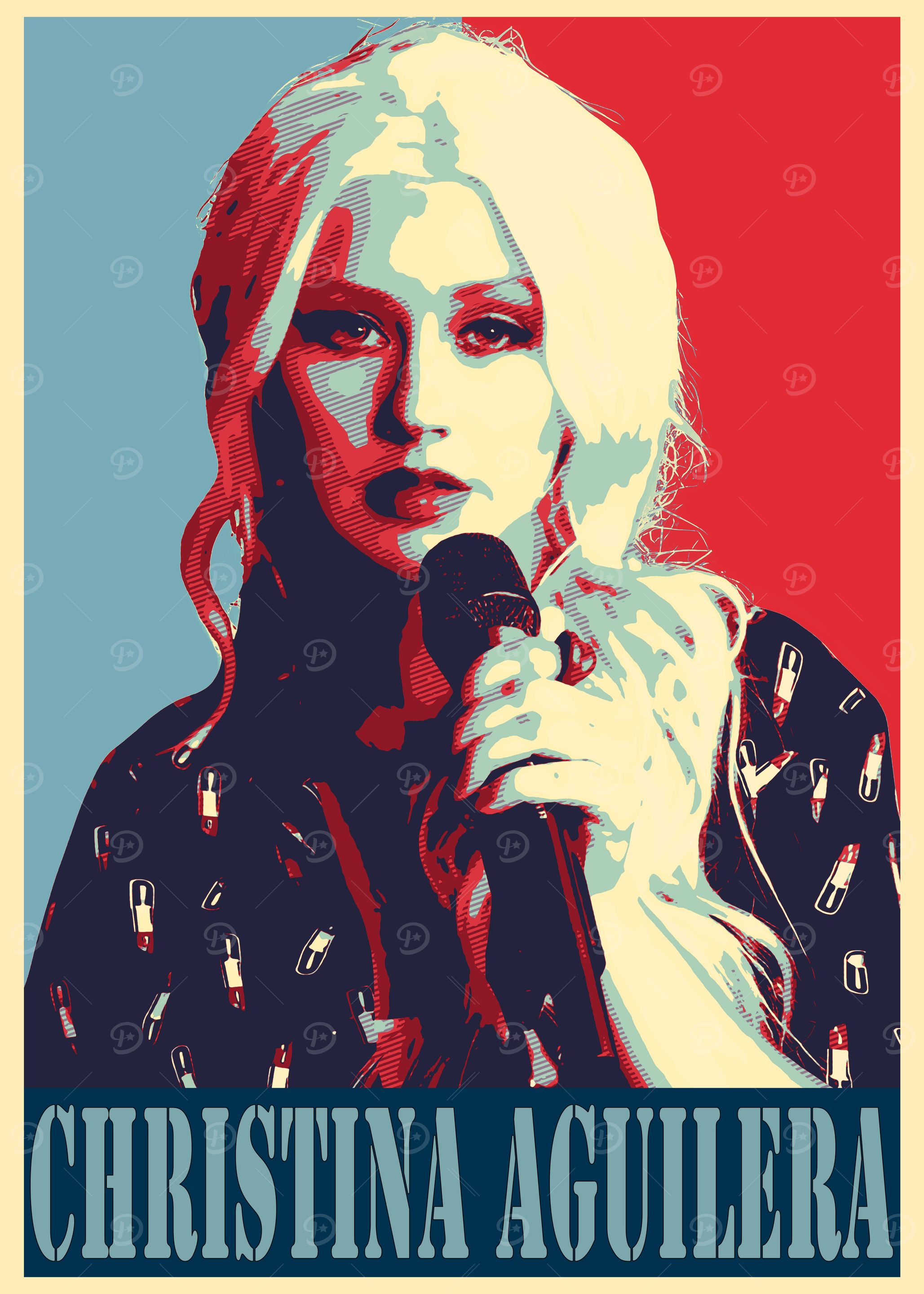 Christina Aguilera Pop Art