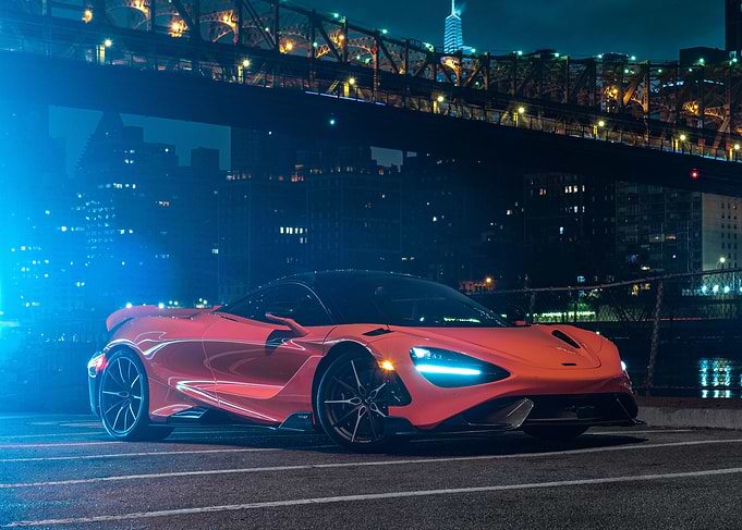 McLaren 765LT Night Shot