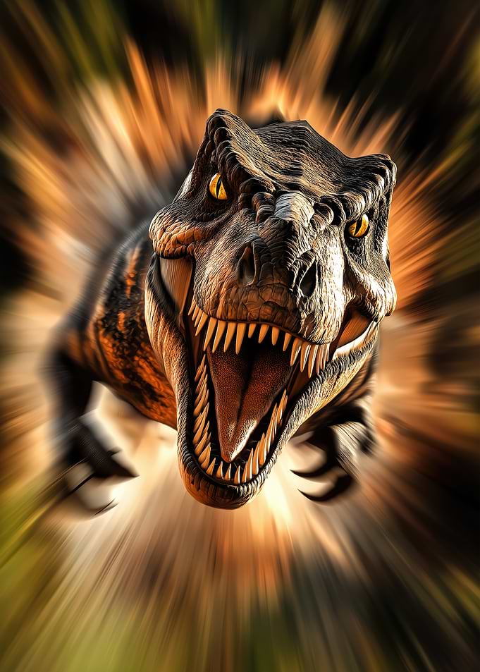 Angry T-Rex Attack