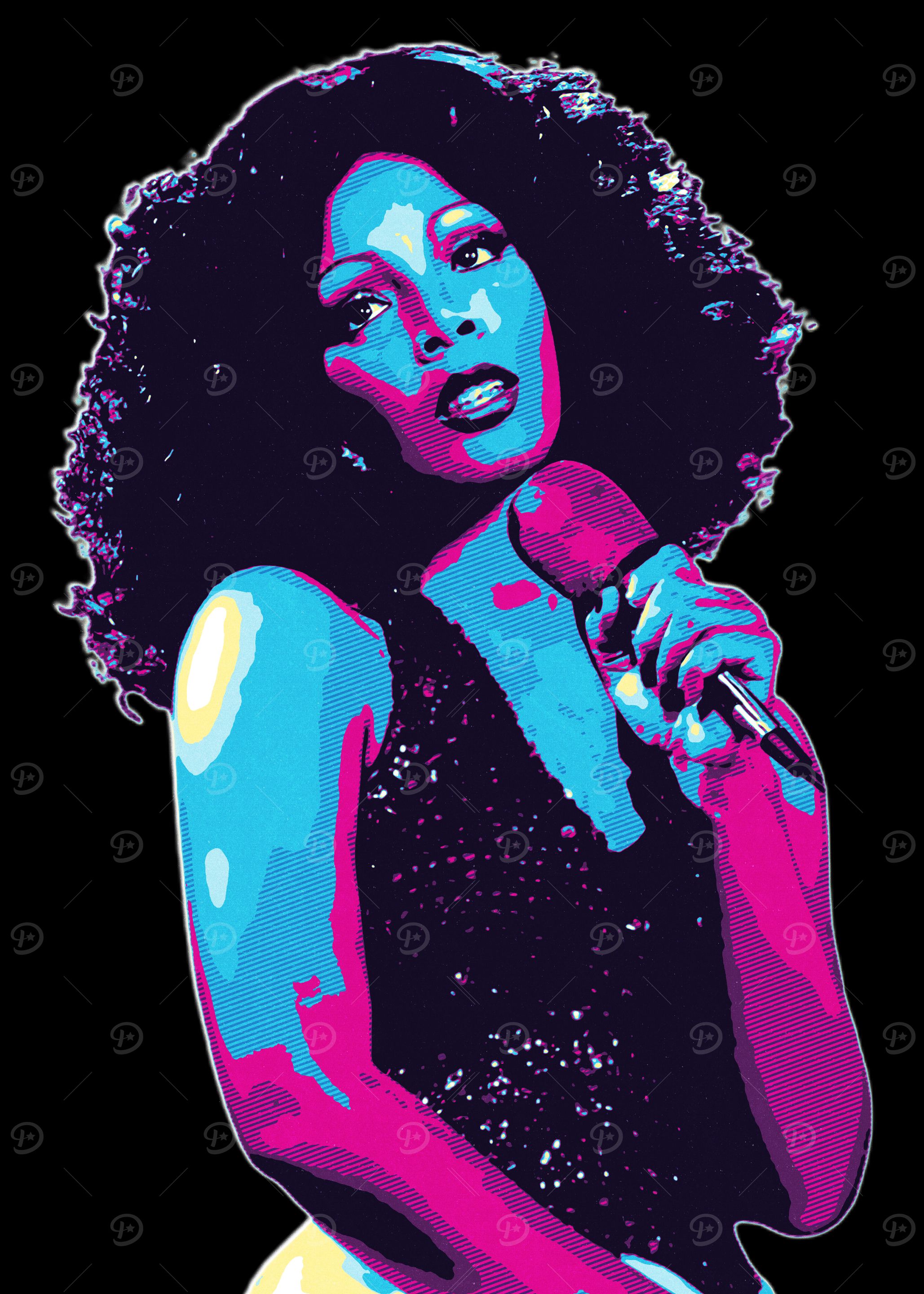 Donna Sumer Retro Art