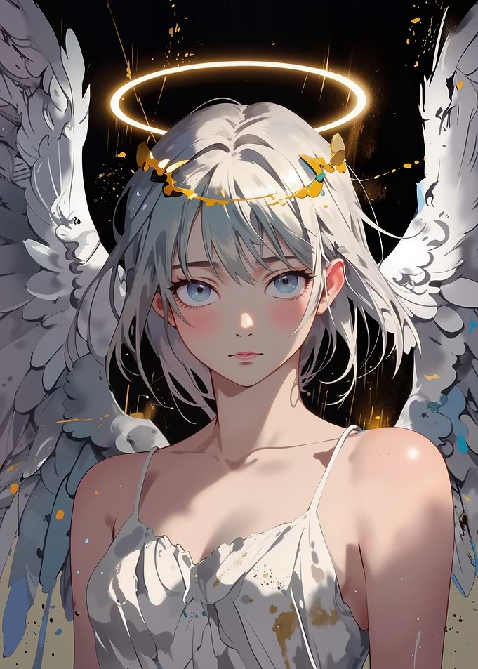 Angel with White Wings