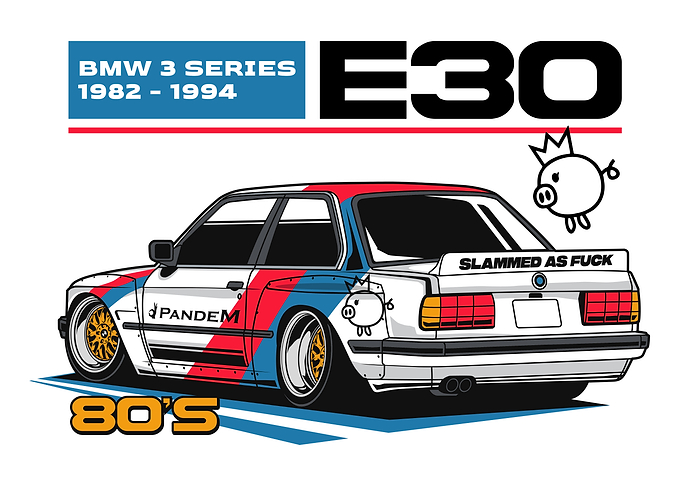 BMW E30 Pandem Drift