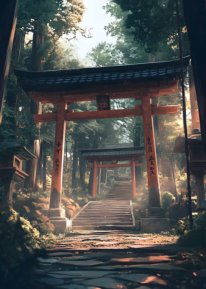 Japanese Shrine Gate