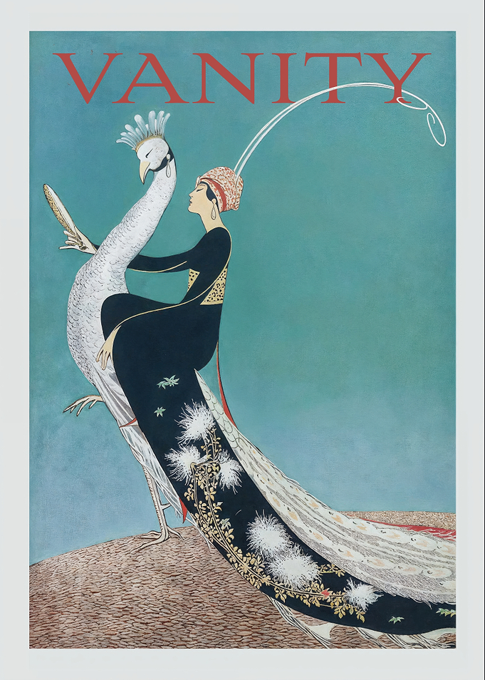 Peacock Fashion Magazine Cover
