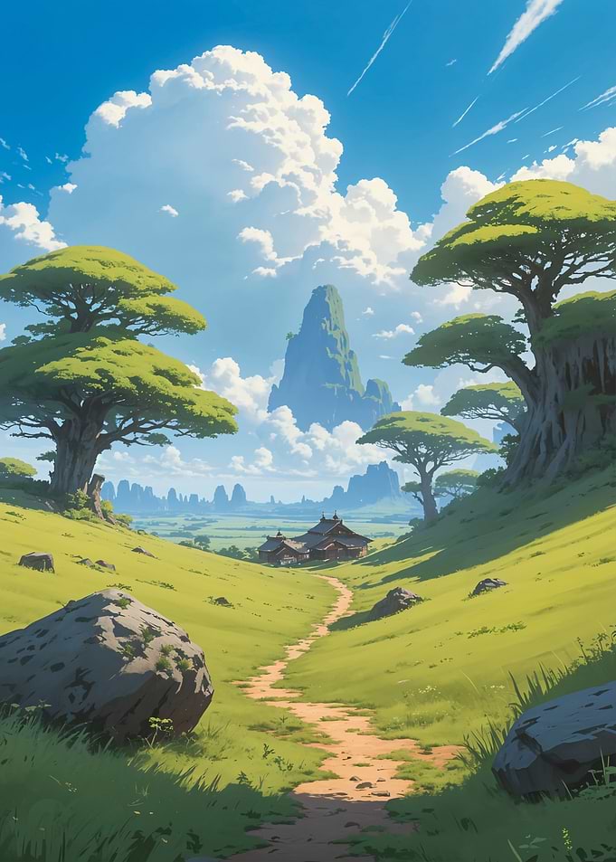 Peaceful Mountain Valley
