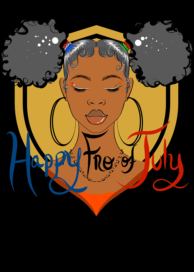 Happy Fourth of July Girl