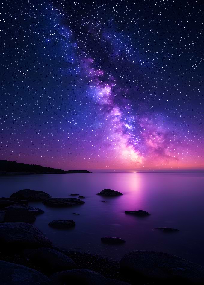 Milky Way Over Sea