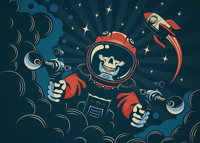 Space Skull Astronaut