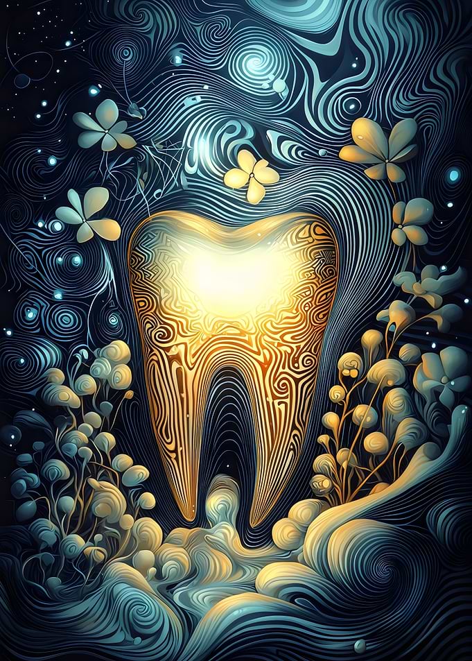 Golden Glow Tooth