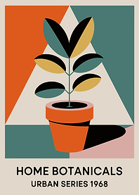 Mid-Century Botanical Art