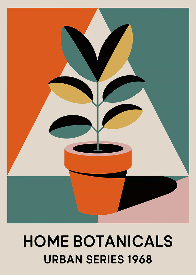 Mid-Century Botanical Art