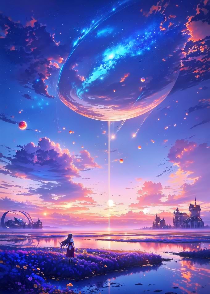 Celestial Symphony at Sunset