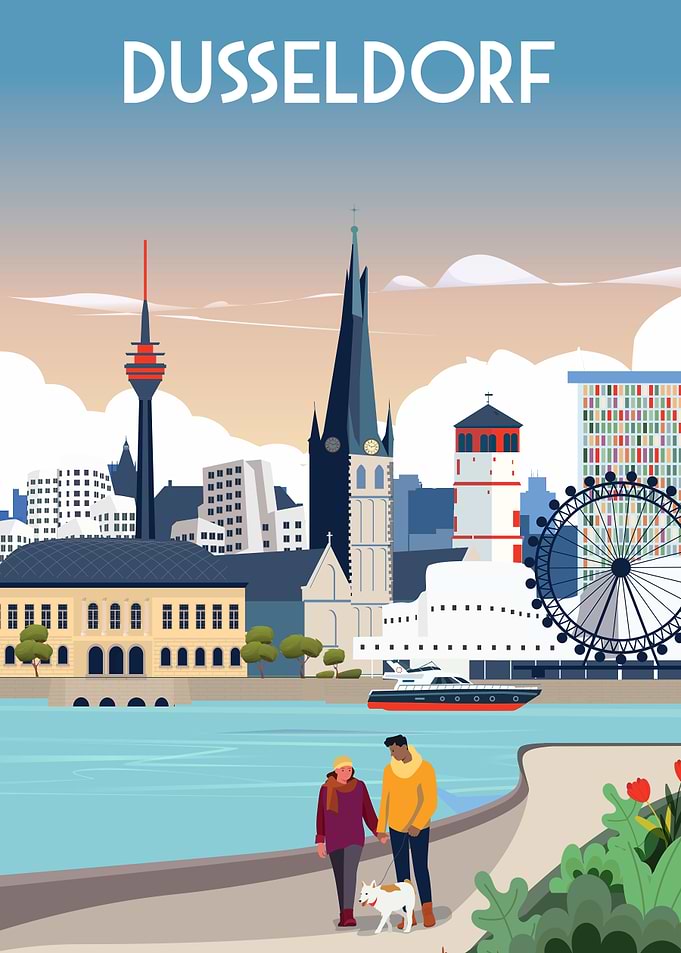 Dusseldorf Cityscape