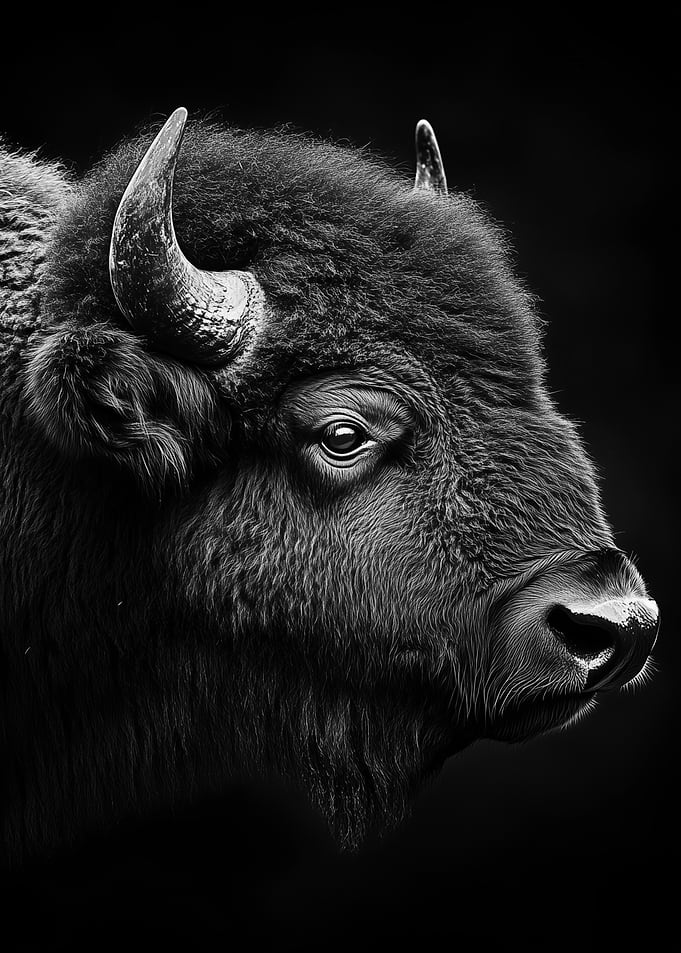 Bison Portrait