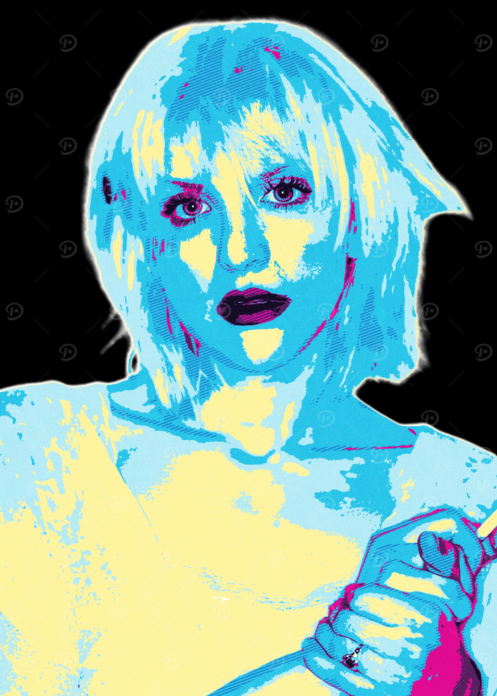 Courtney Love Retro Style