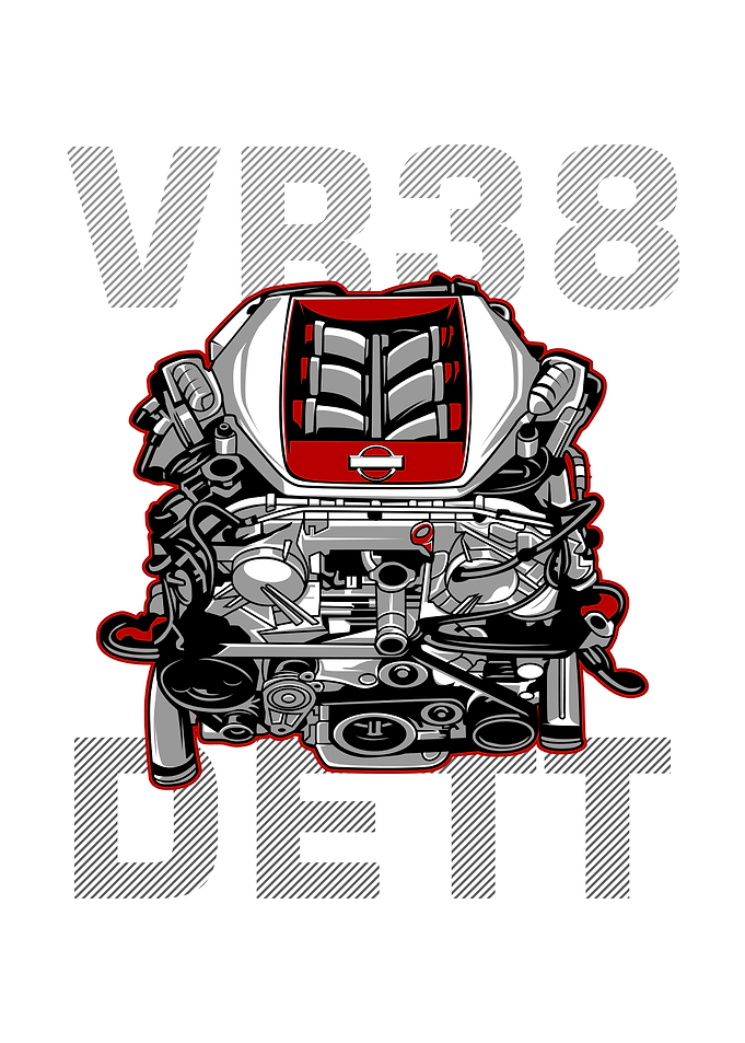 VR38DETT Engine Skyline GTR R35