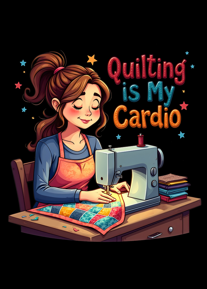 Quilting Is My Cardio - Quilting Humor