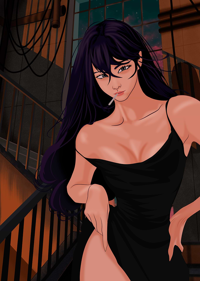 Anime manhwa Girl