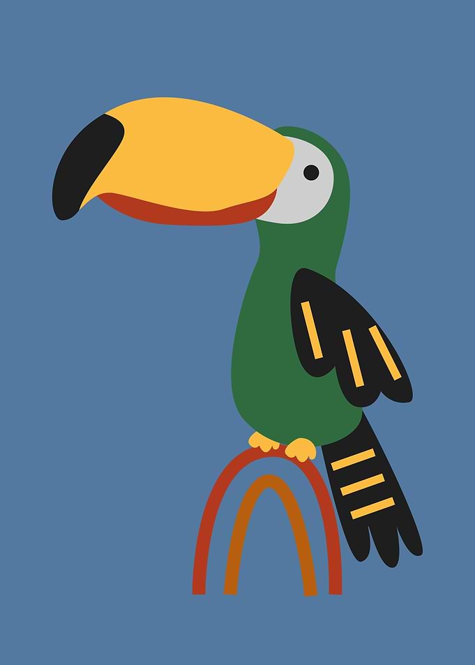 Toucan Nursery Wall Art
