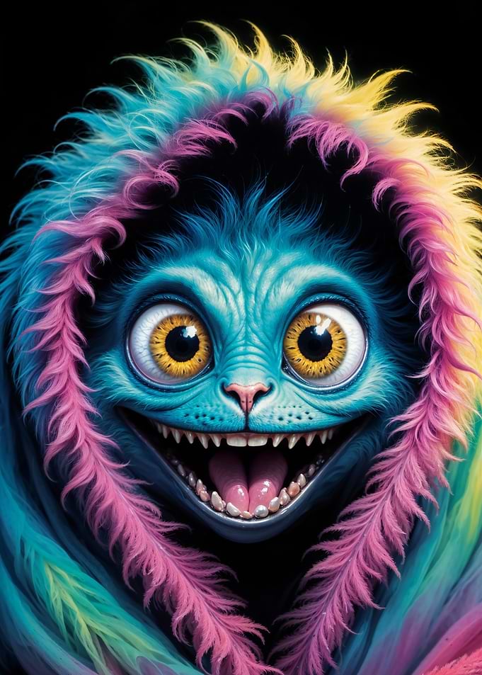 Smiling Furry Creature