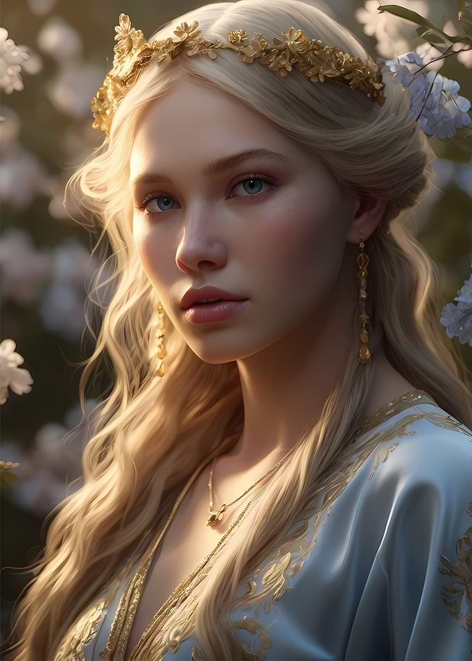 Golden Crowned Woman