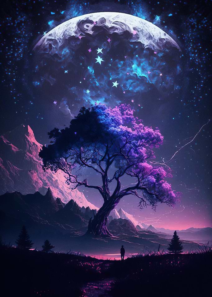 Night Sky Tree
