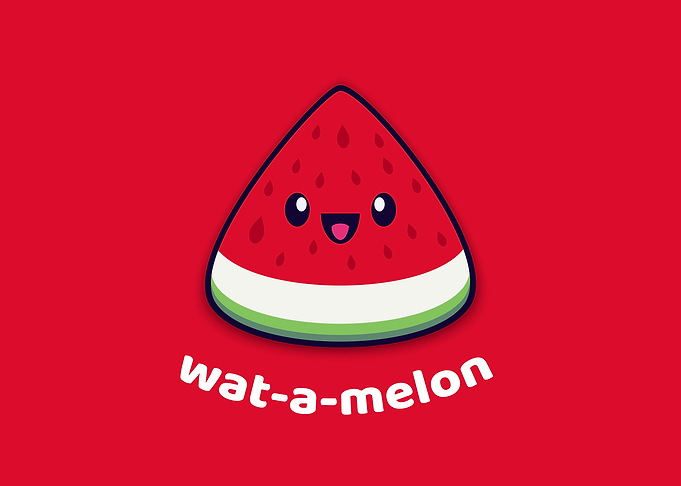 Cute Watermelon Illustration