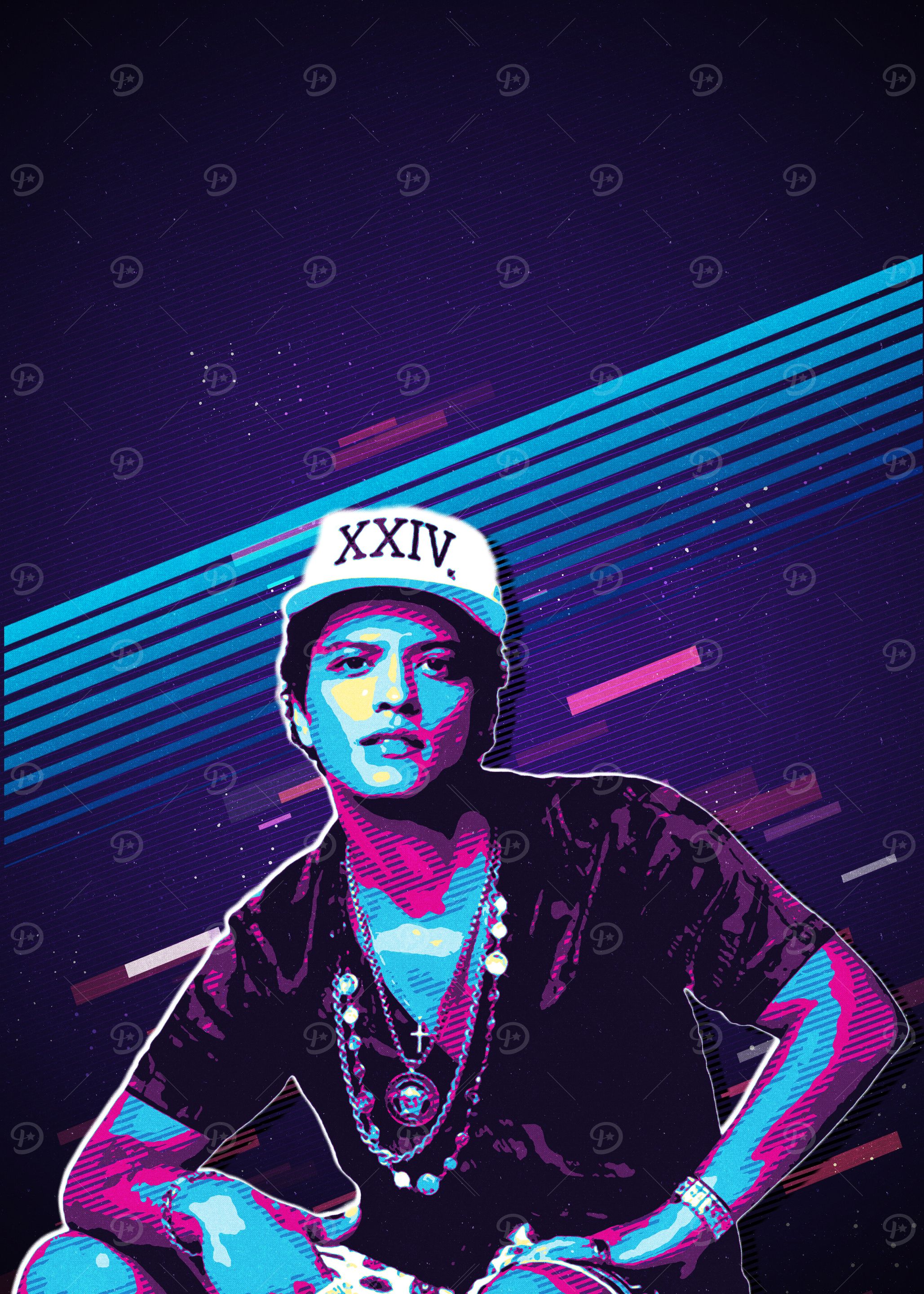 J. Cole Retro Art