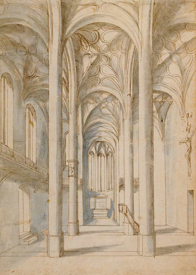 Cathedral Interior Sketch