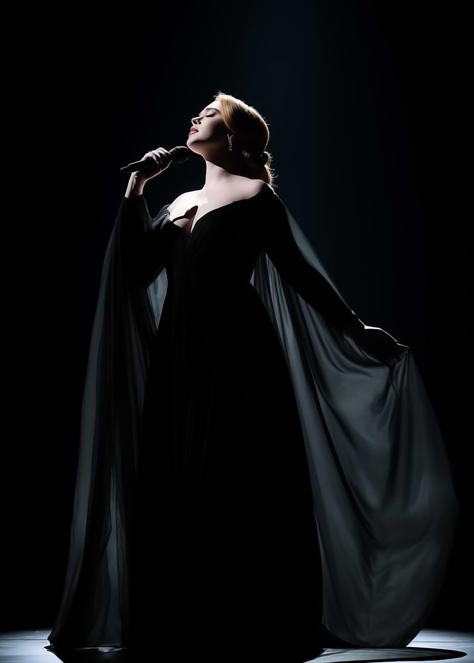 Adele Performing on Stage