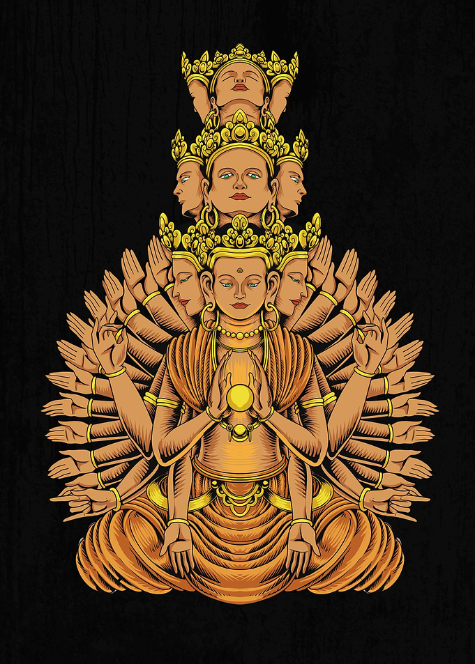 Buddhism God Bodhisattva Avalokiteshvara