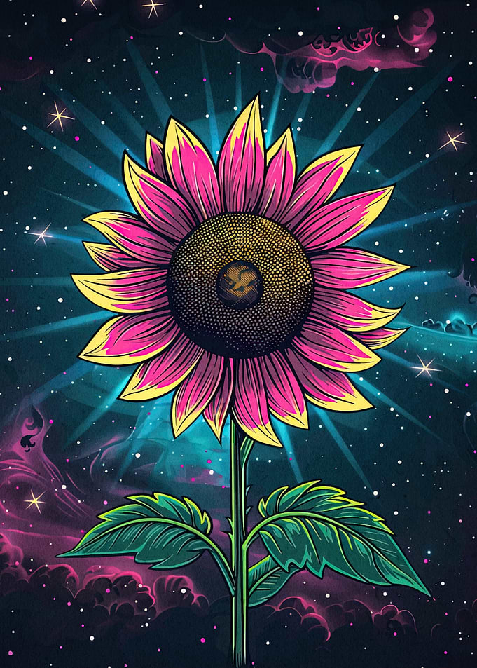 Cosmic Sunflower