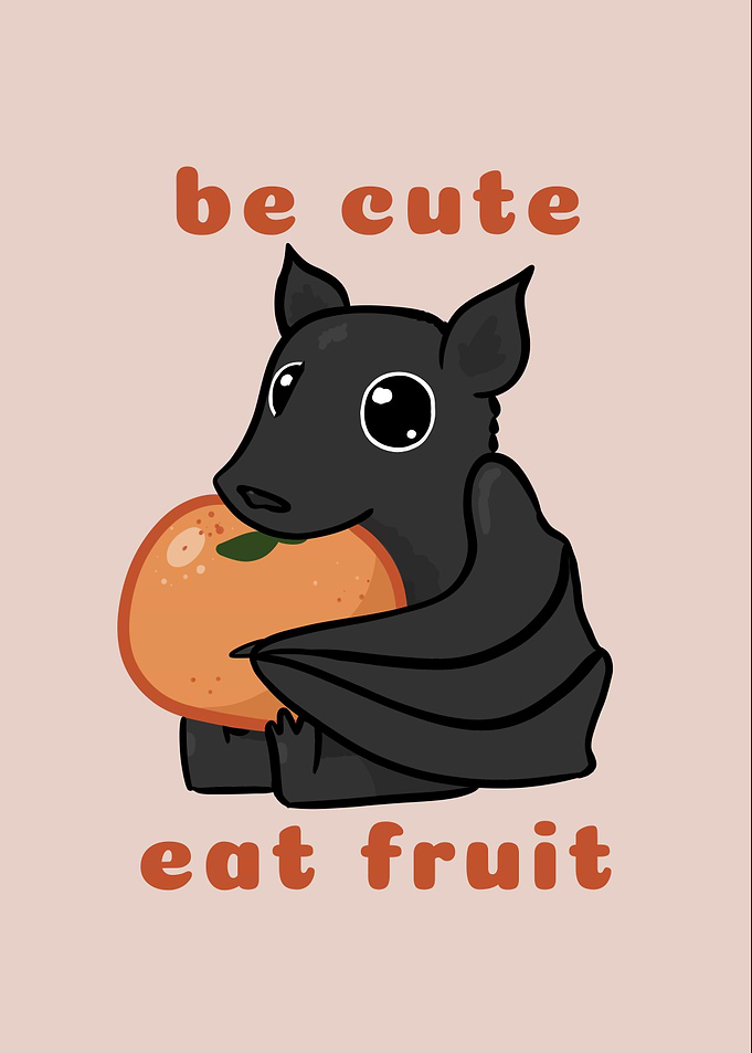 Be Cute Fruit Bat