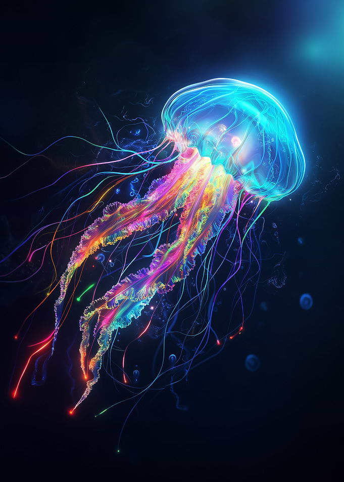 Neon Jellyfish